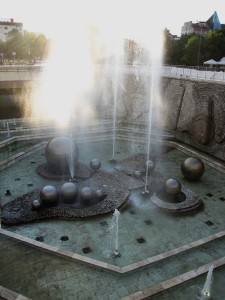 This is the least intimidating monument I saw in Sofia. I believe it is called "The Coming of the Lord".