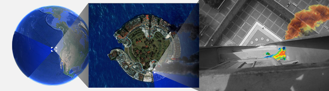 Orbital imagery of Redeemer Gyland massacre